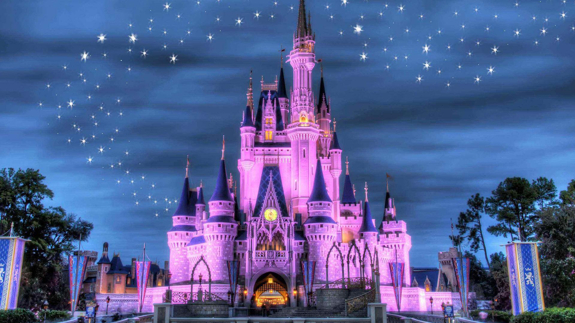 抖音迪士尼城堡背景图分享