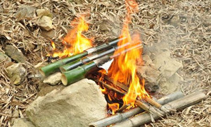 火药被发明前人们怎么放爆竹