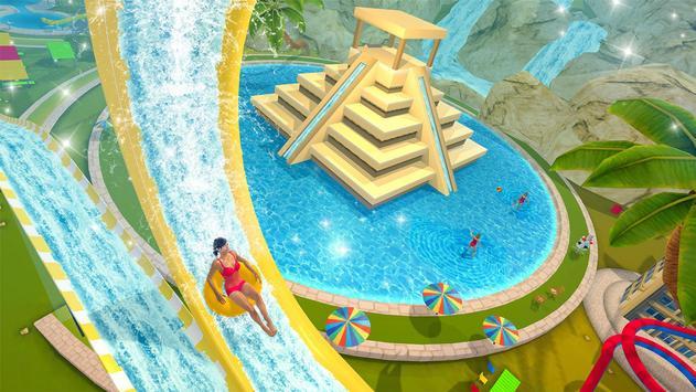 水上乐园极限滑梯3D